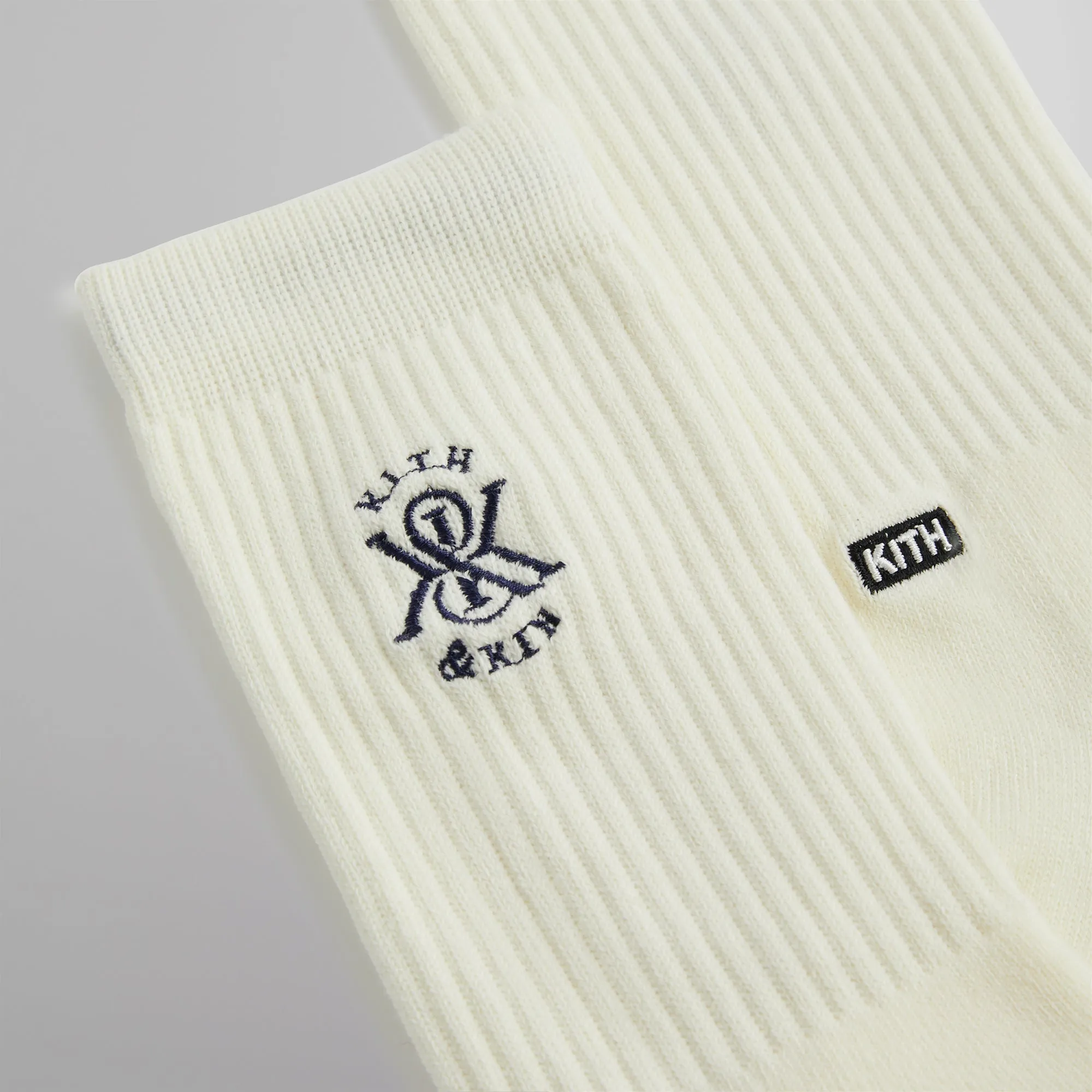 Kith Crew Cotton Socks With Kith Crest - Silk sold by Kith product image thumbnail 3