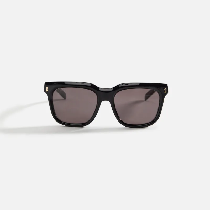 Gucci 53 Sunglass Man Recycled Acetate - Black sold by Kith