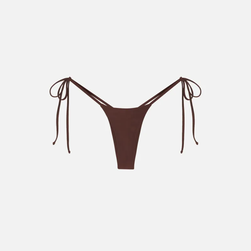 Frankies Bikinis Divine Satin Bottom - Cinnamon sold by Kith