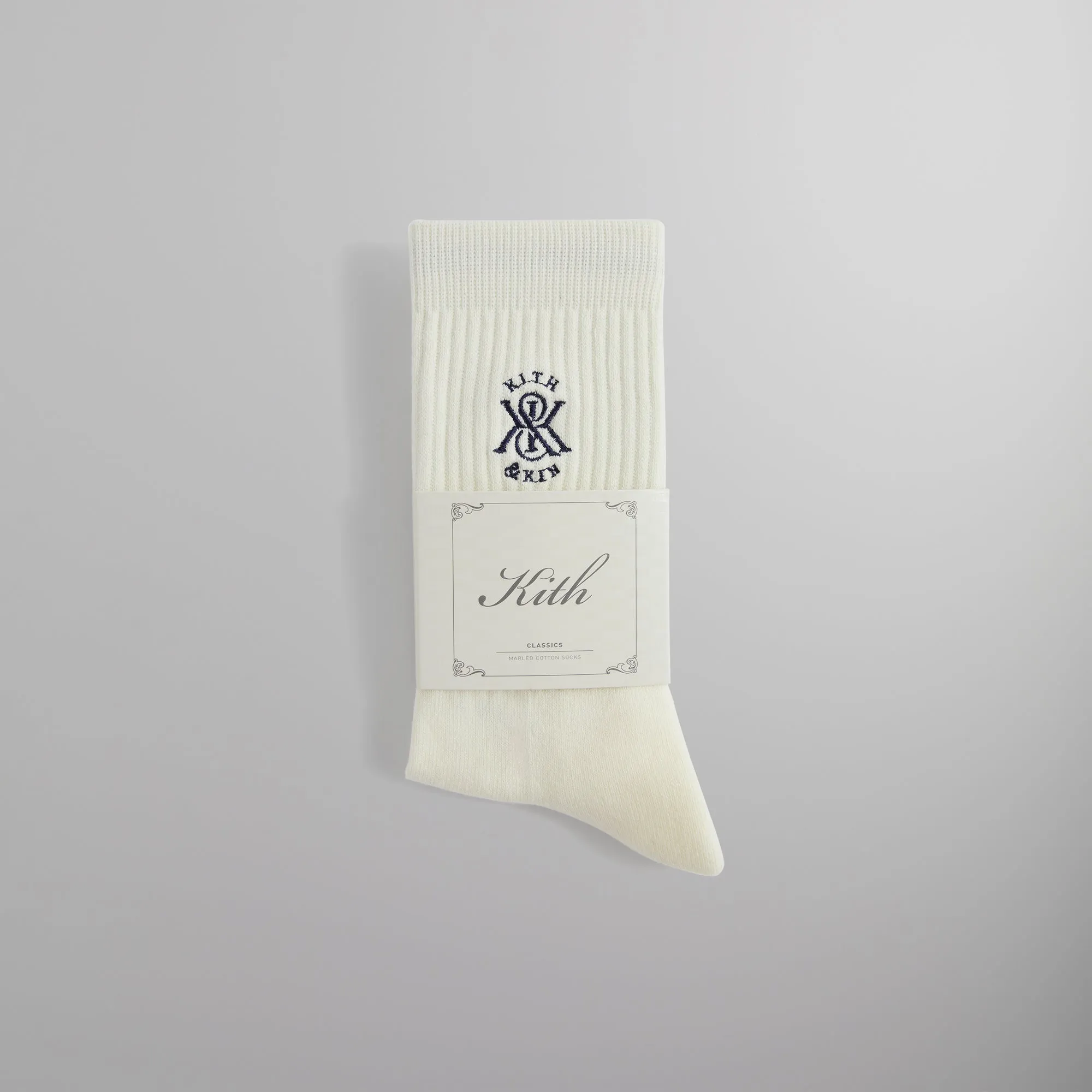 Kith Crew Cotton Socks With Kith Crest - Silk sold by Kith product image thumbnail 2
