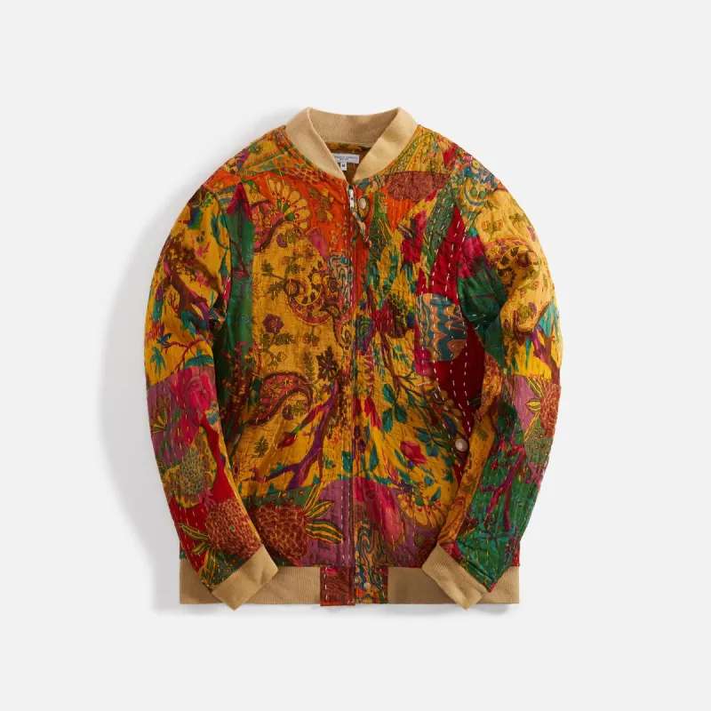 Engineered Garments Aviator Jacket Triangle Handstitch - Khaki sold by Kith