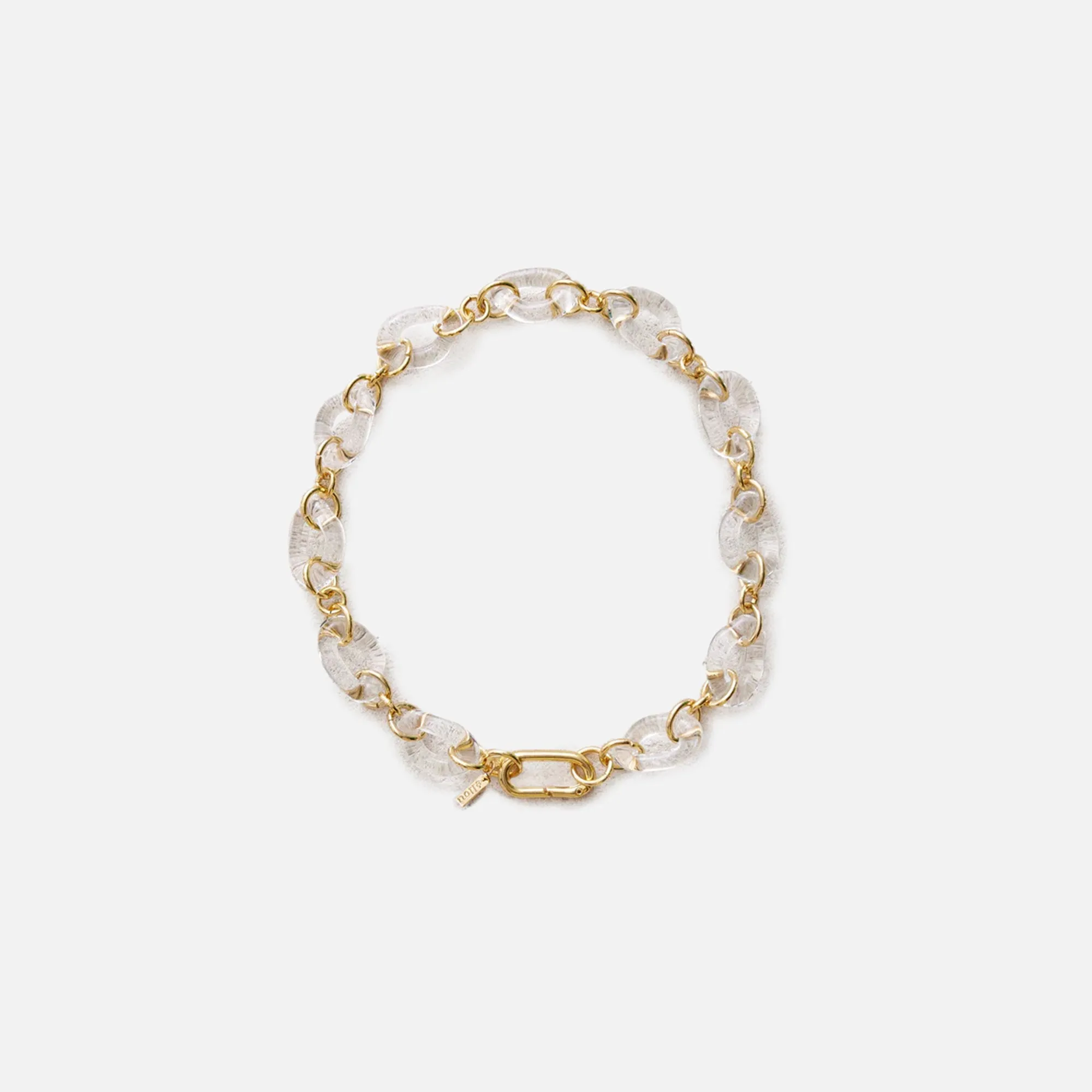Eliou Conor Necklace - Gold and Clear sold by Kith