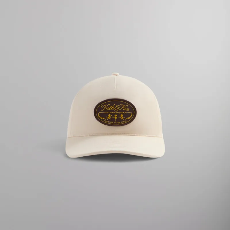 Kith Twill Gwynn Pinch Crown Snapback - Sandrift sold by Kith