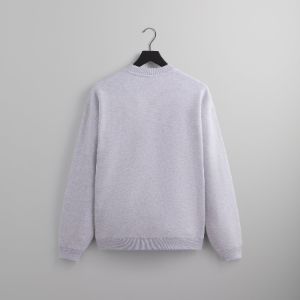 Marvel | Kith for X-Men Xavier Institute Varsity Crewneck - Light Heather Grey sold by Kith