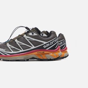 Salomon XT-6 - Beluga / Black / Russet Orange sold by Kith