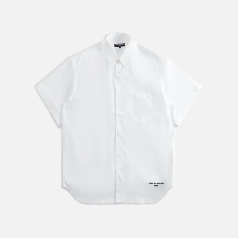 CDG Homme Cotton Broad Shirt - White sold by Kith