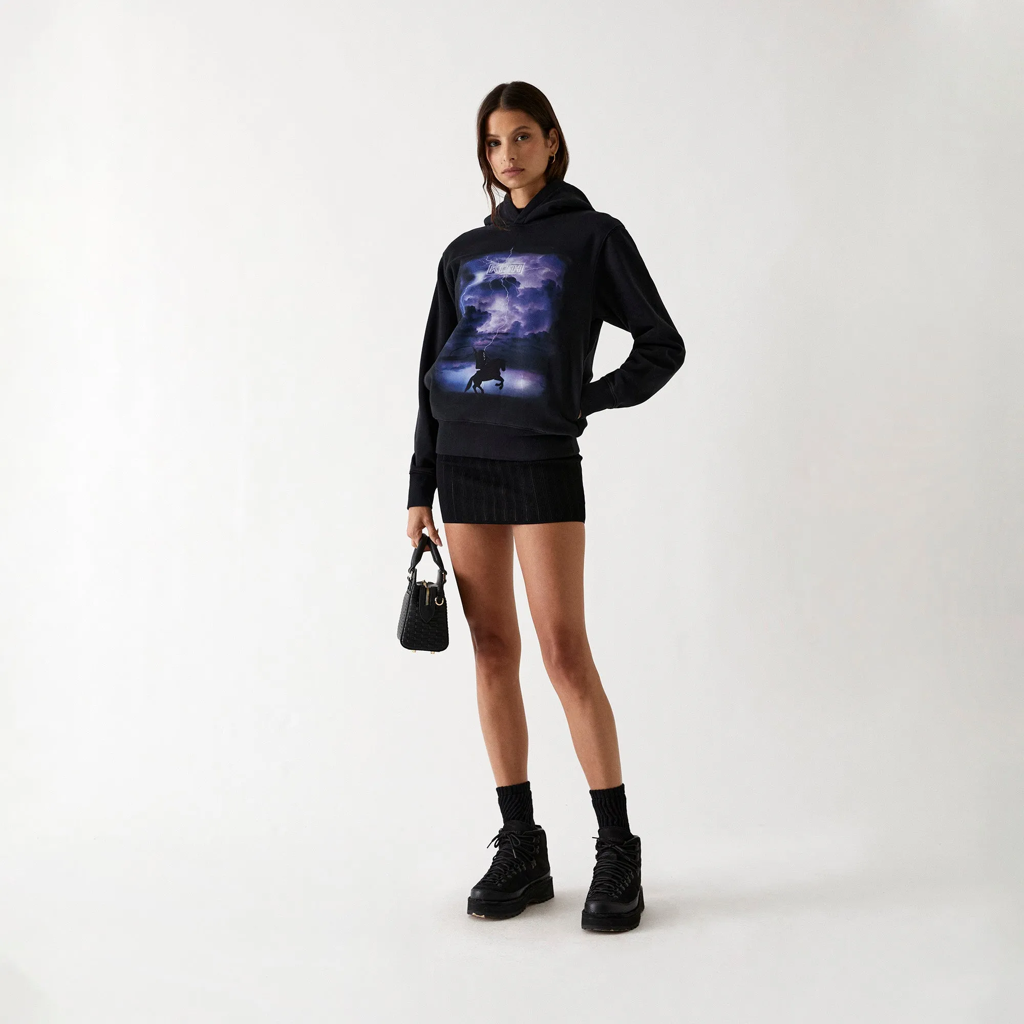 Kith Women Jane Perfect Storm Hoodie III - Black sold by Kith product image thumbnail 2