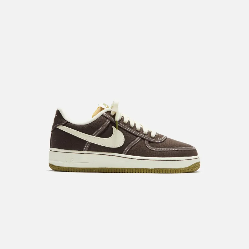 Nike Air Force 1 `07 PRM - Baroque Brown / Coconut Milk / Pacific Moss sold by Kith