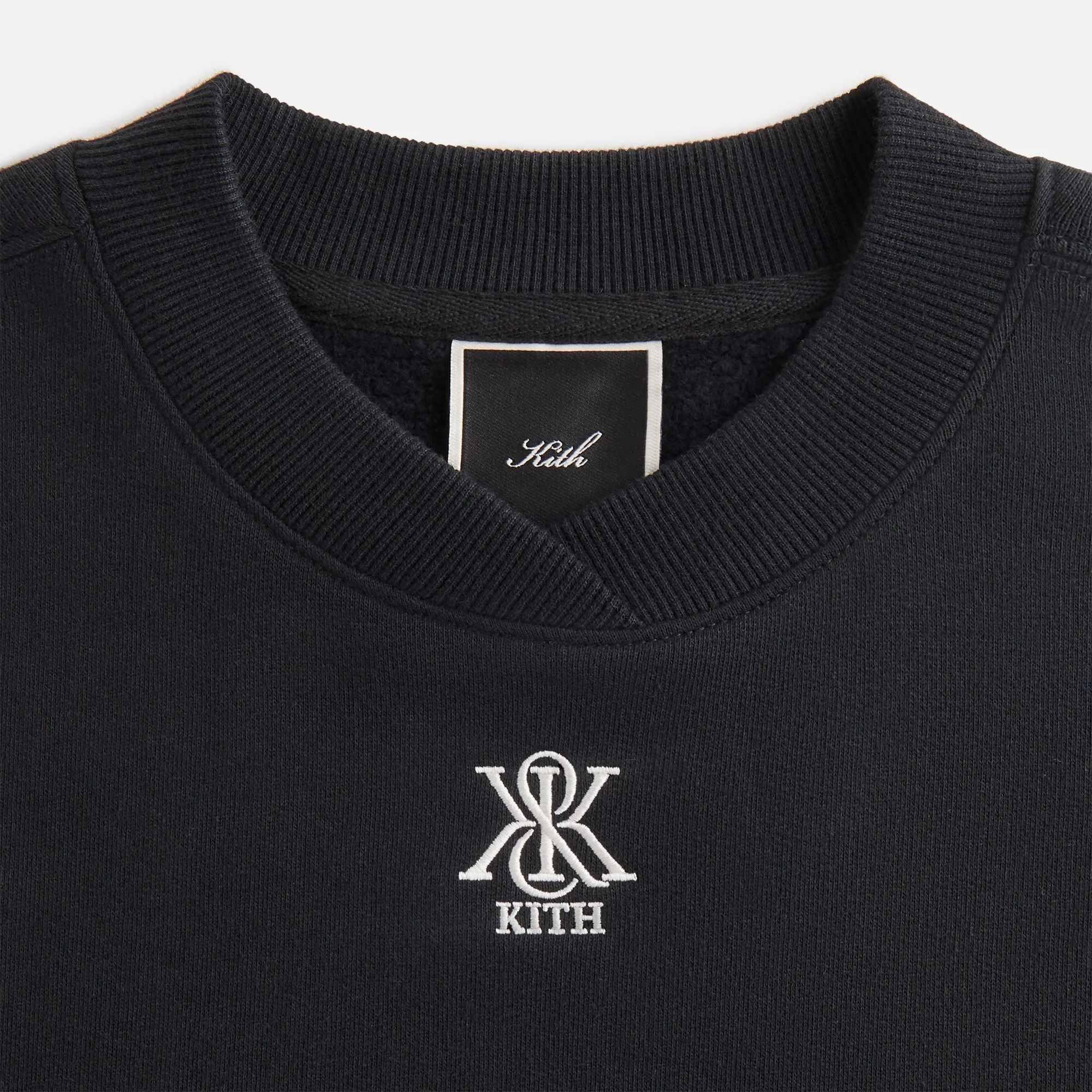 Kith Women Asher II Crest Crewneck - Black sold by Kith product image thumbnail 4