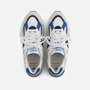 New Balance Made in USA 990V2 - White / Blue sold by Kith