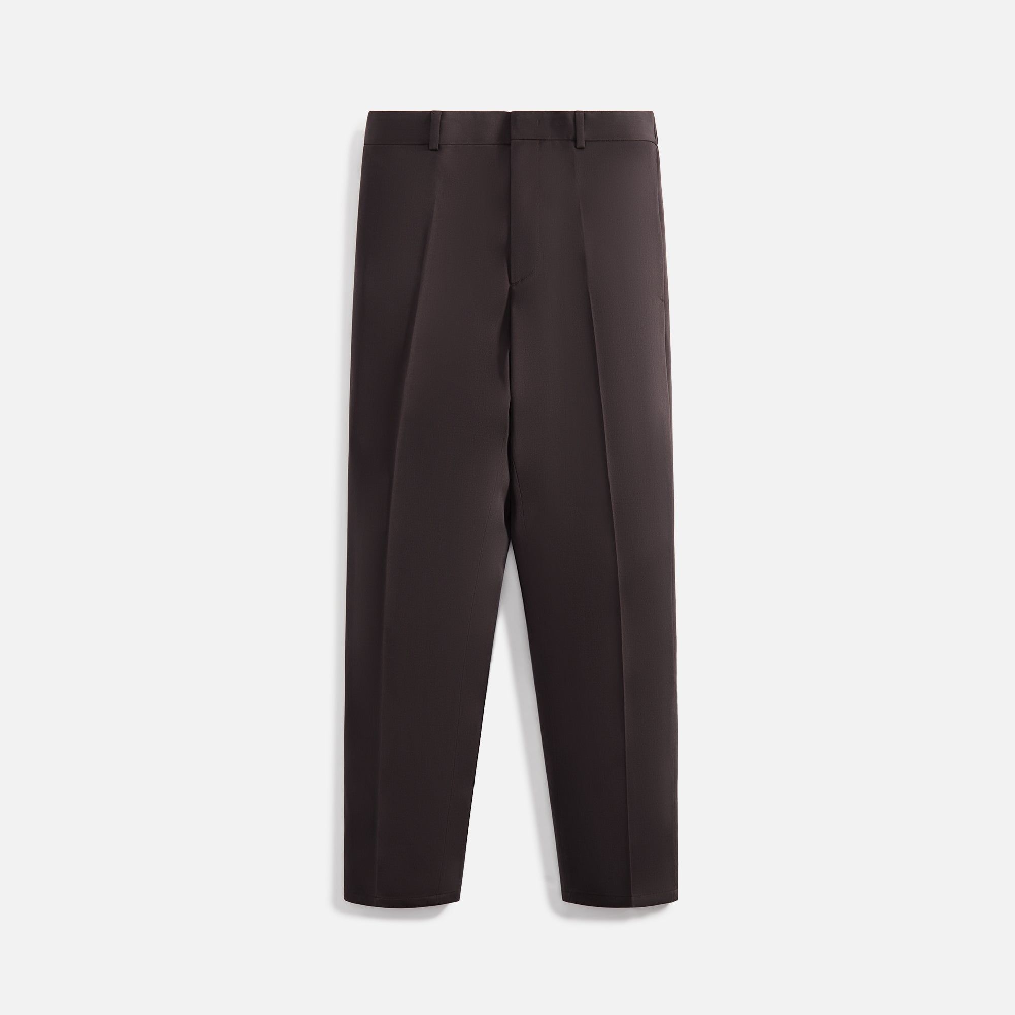 Jil Sander Fine Wool Tailoring Gabardine Pant - Chocolate Brown sold by Kith