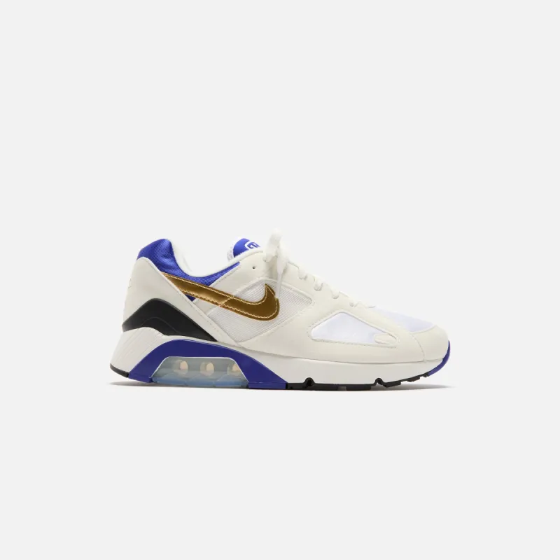 Nike Air 180 - Summit White / Metallic Gold / Concord sold by Kith