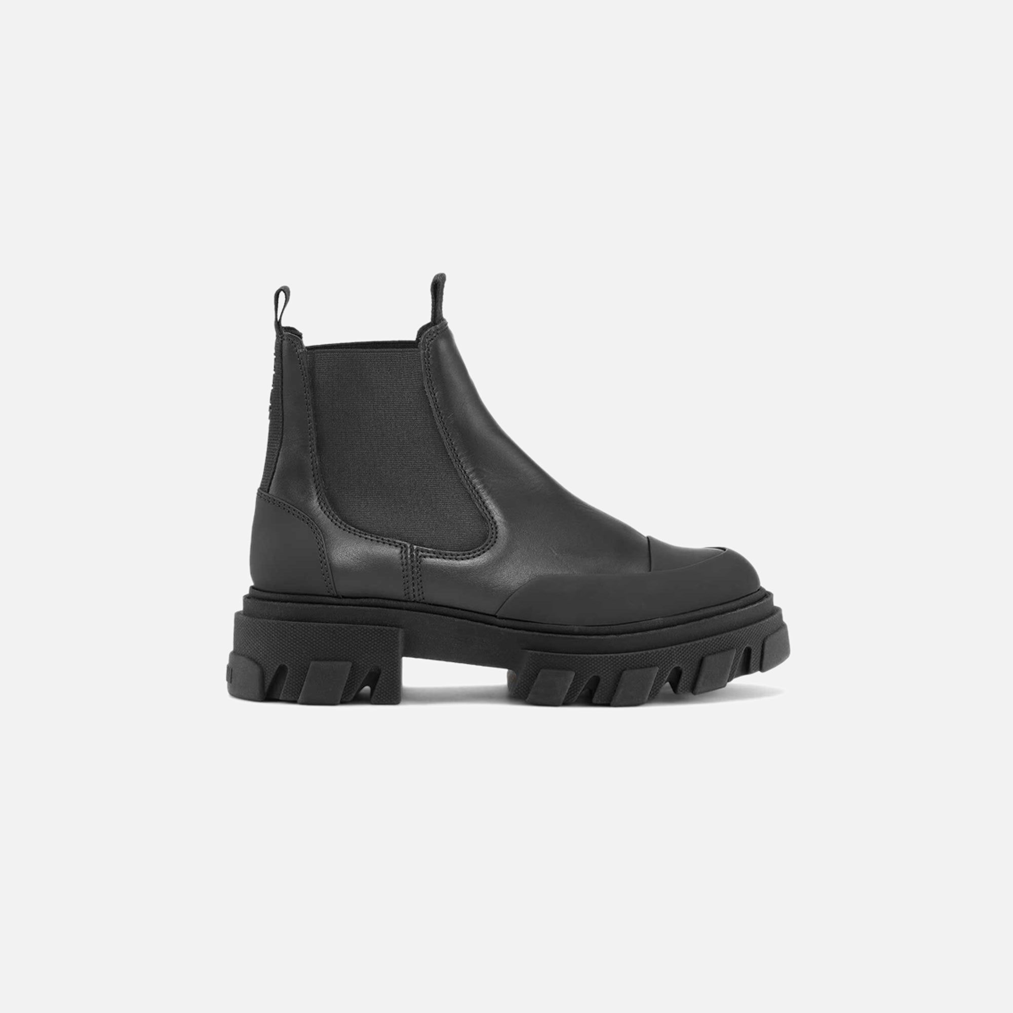 Ganni Low Chelsea Boot - Black sold by Kith