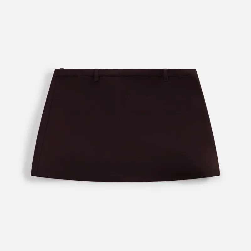 Sandy Liang Holly Skirt - Brunette sold by Kith