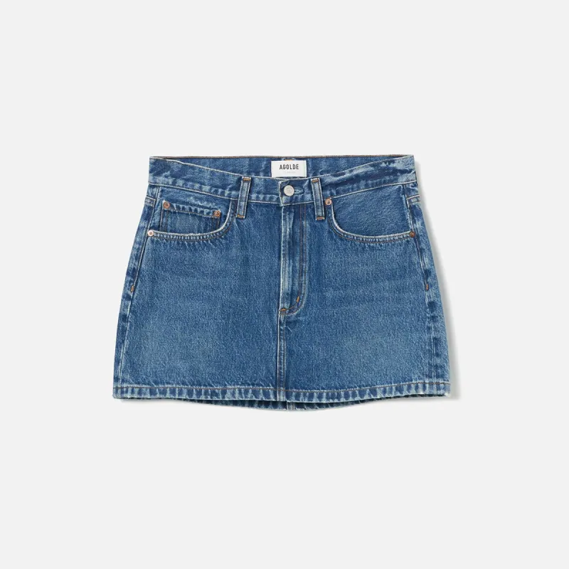 Agolde Liv Mini Skirt - Fascinate sold by Kith