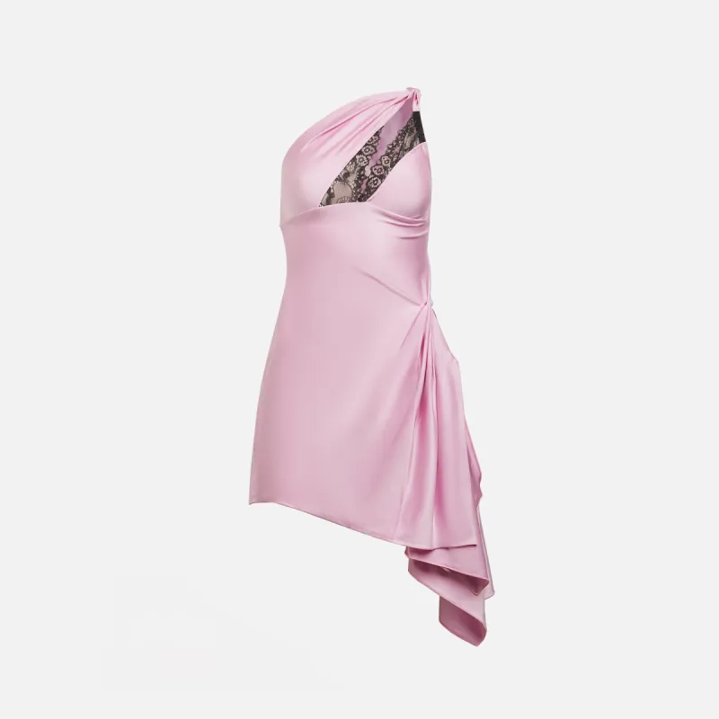 Coperni Asymmetric Mini Dress - Pink sold by Kith