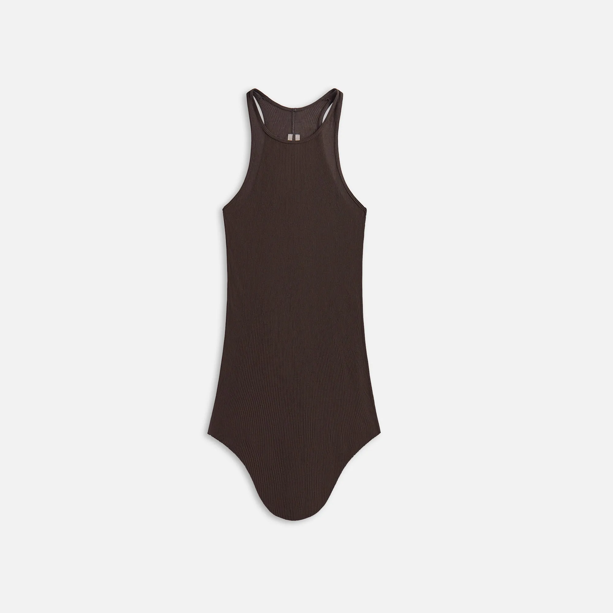 Rick Owens Basic Rib Tank - Dark Dust sold by Kith