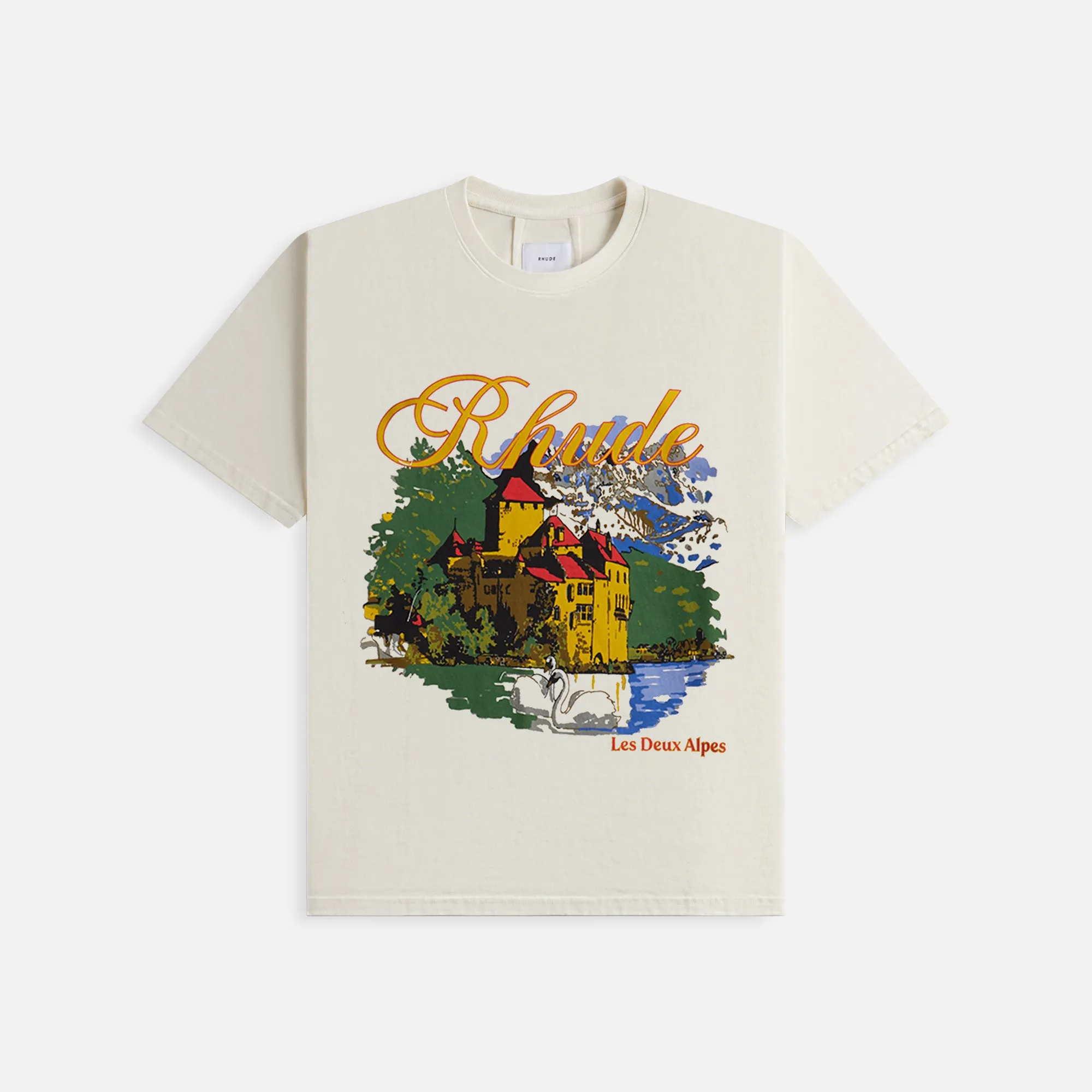 Rhude Chataeu Alpes Tee - Vintage White sold by Kith