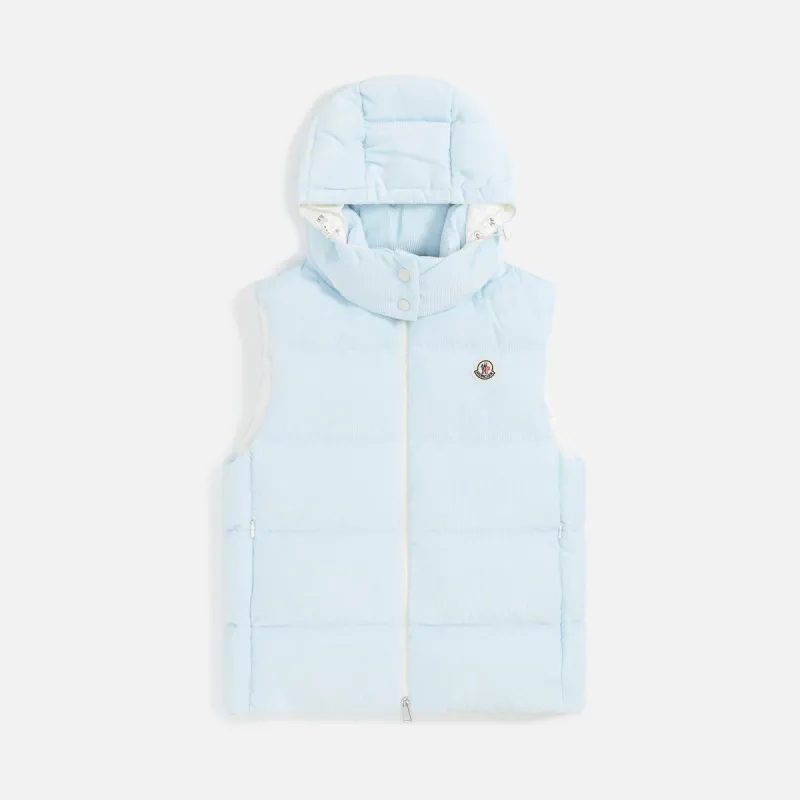 Moncler Agelao Vest - Light Blue sold by Kith