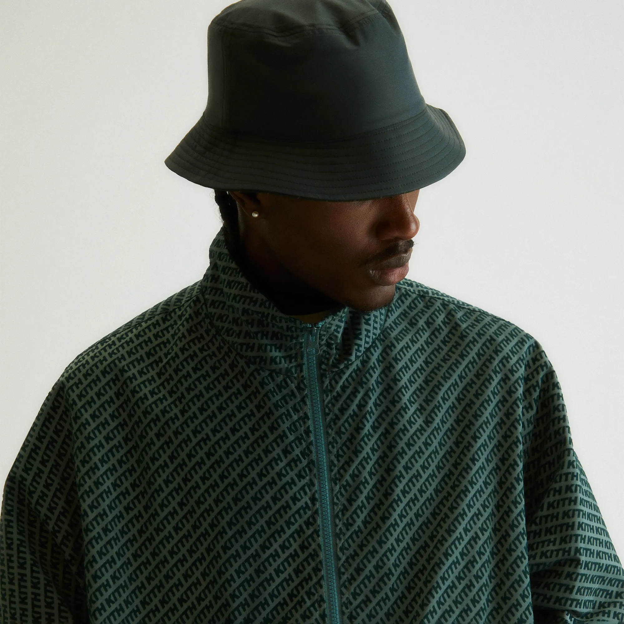 Kith Flocked Italic Monogram Davis Jacket - Court sold by Kith product image thumbnail 3