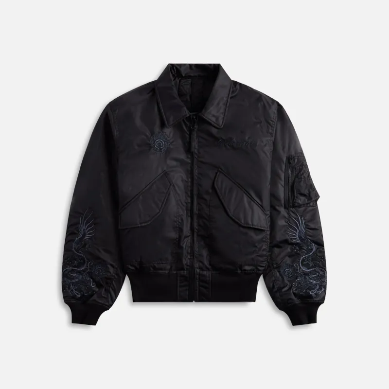 Maharishi Dragon CWU-45 Flight Jacket - Black sold by Kith