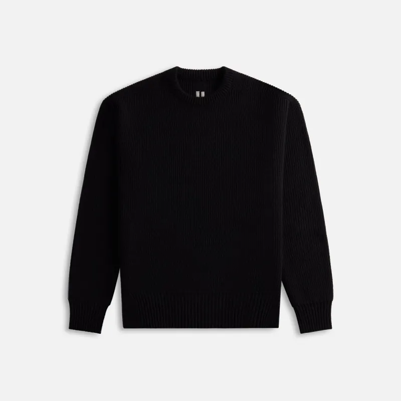 Rick Owens Fisherman Round Neck - Black sold by Kith