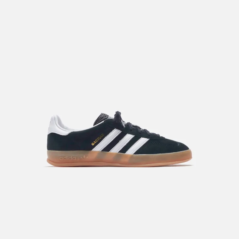adidas Gazelle Indoor - Core Black / White / Gum2 sold by Kith