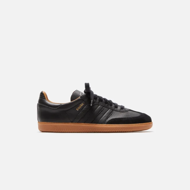 adidas Samba OG Made in Italy  - Core Black / Core White / Gum sold by Kith