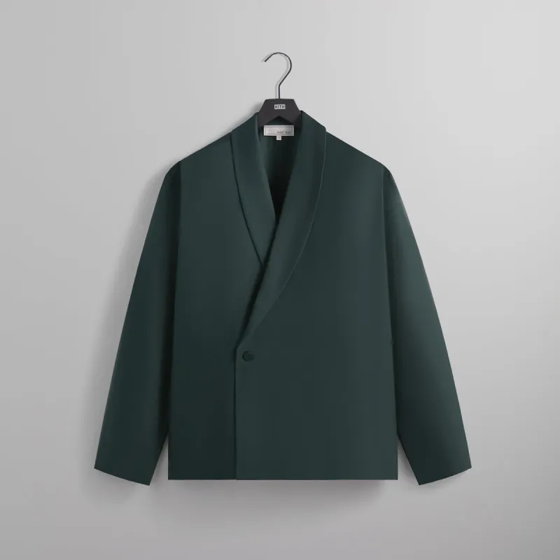 &Kin Long Sleeve Thompson Crossover Shirt - Stadium sold by Kith