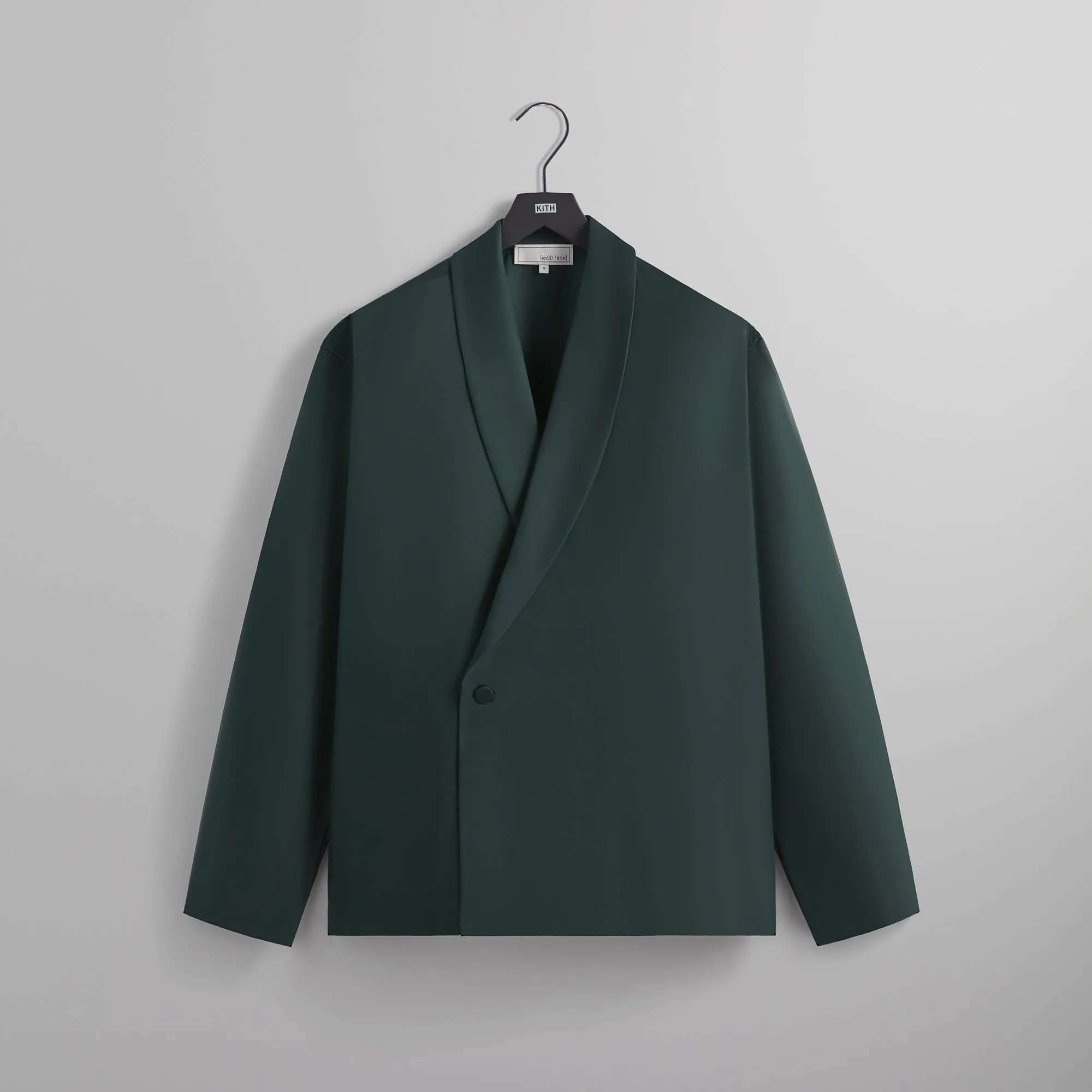 &Kin Long Sleeve Thompson Crossover Shirt - Stadium sold by Kith