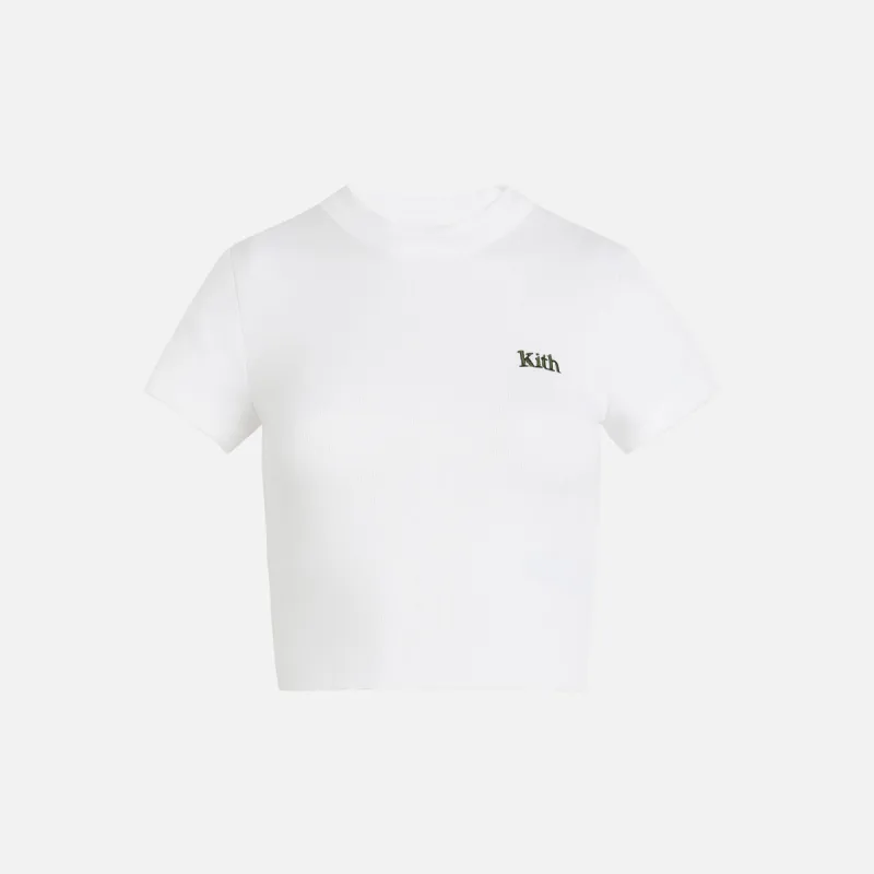 Kith Women Mulberry Sheer Monogram Tee - Canvas | Parallel
