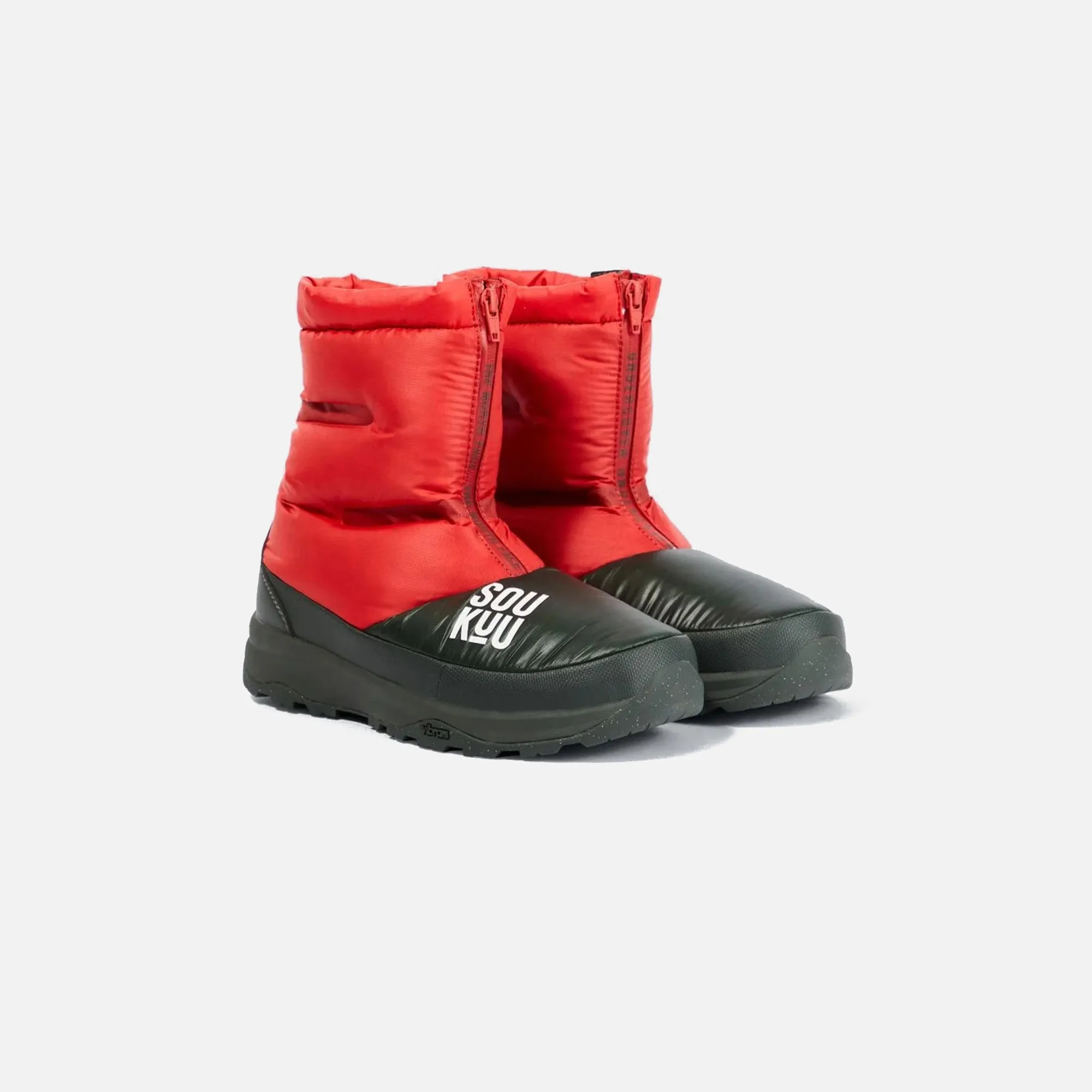The North Face x Project U Down Bootie - High Risk Red / Dark Cedar sold by Kith product image thumbnail 2