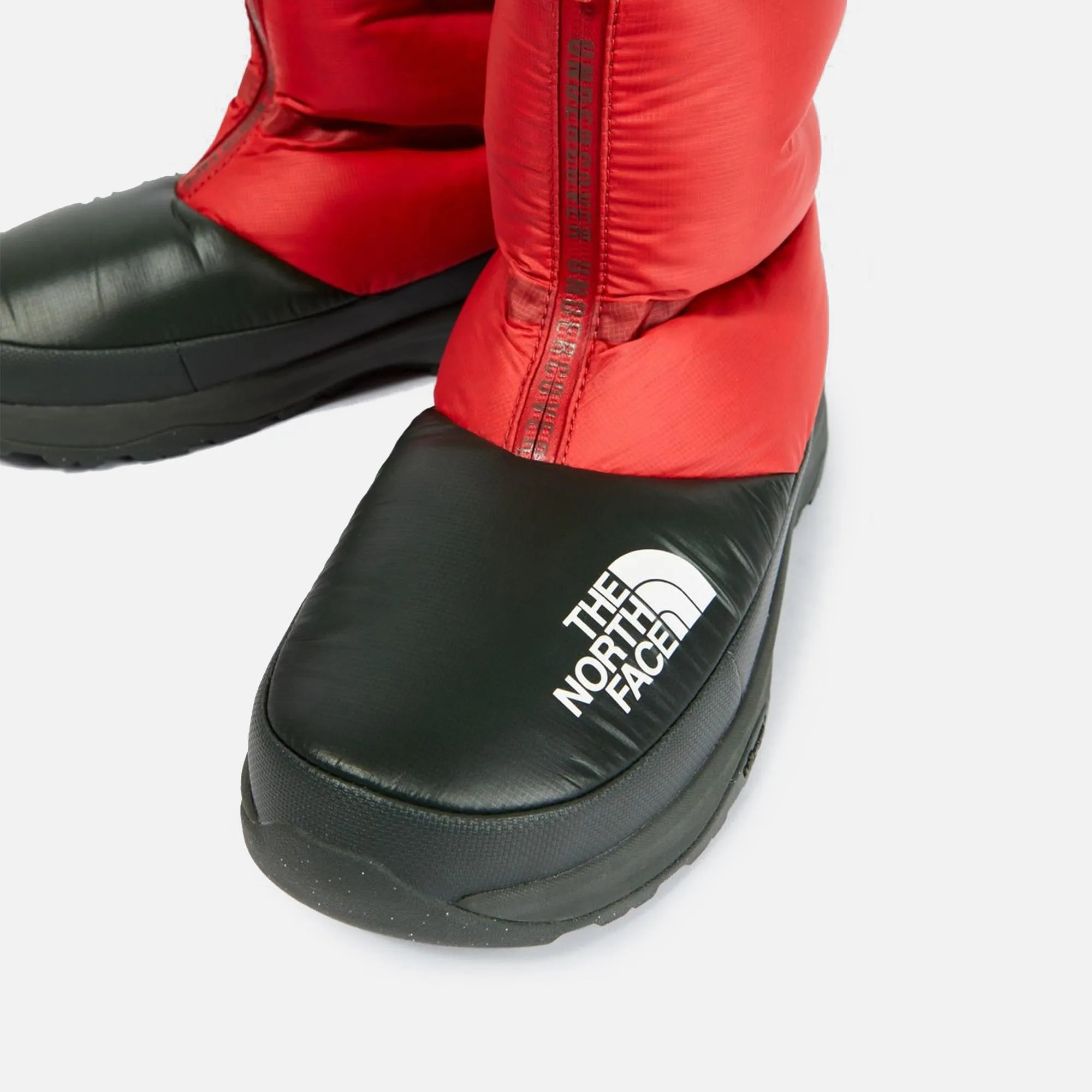 The North Face x Project U Down Bootie - High Risk Red / Dark Cedar sold by Kith product image thumbnail 3