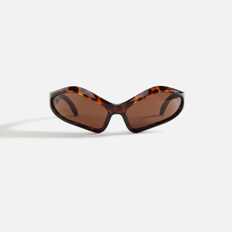 Balenciaga 77 Sunglass Unisex Bio Injection - Tortoise sold by Kith