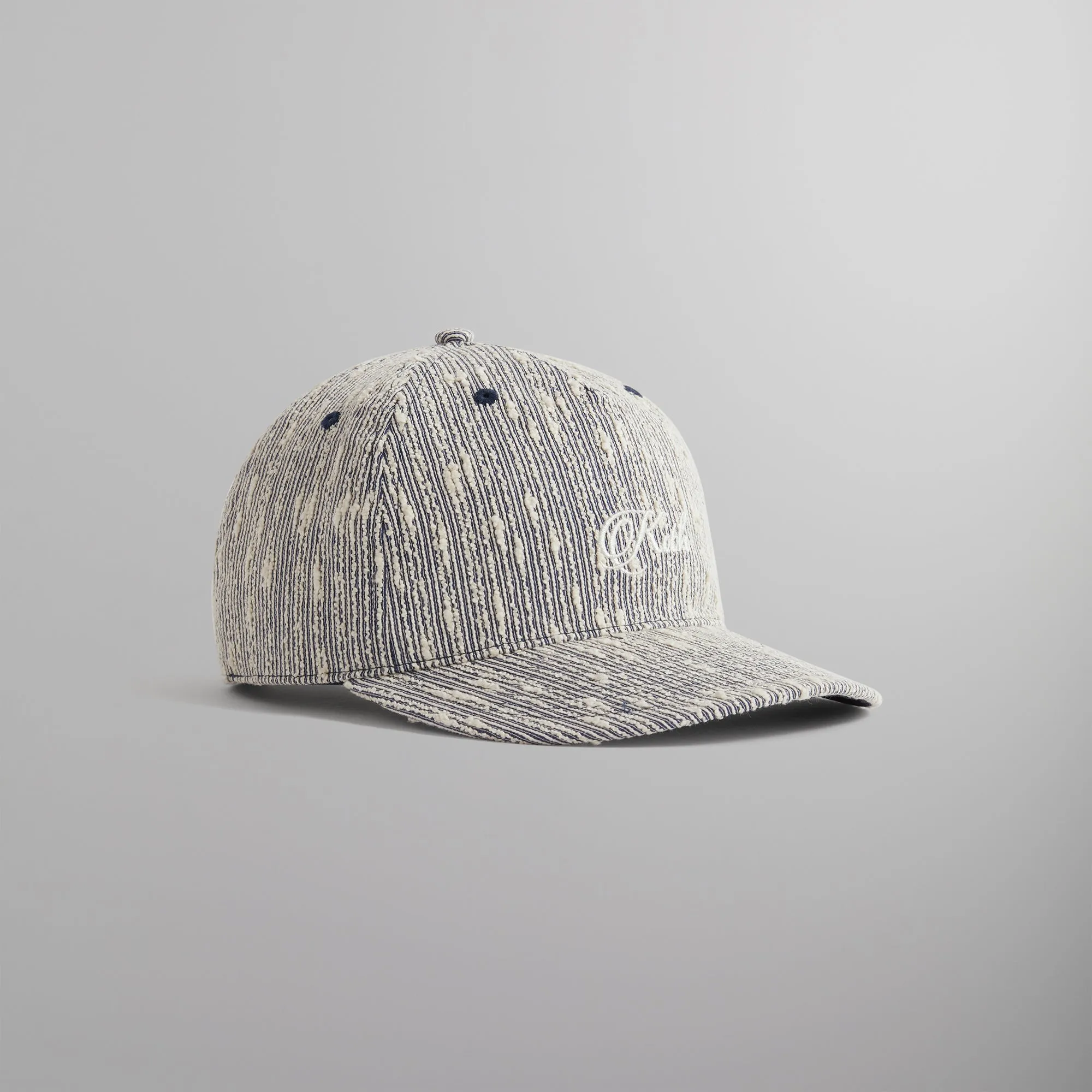 Kith Slub Boucle Pinch Crown Snapback - Ink sold by Kith product image thumbnail 3