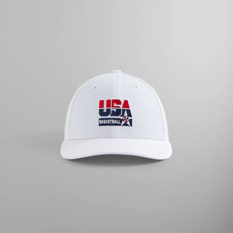 Kith & New Era for USA Basketball 59FIFTY Low Profile Fitted Cap - White sold by Kith