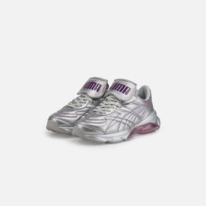 Puma x Dua Lipa WMNS Cell King - Puma Silver / Byzantium / Pink Lady sold by Kith