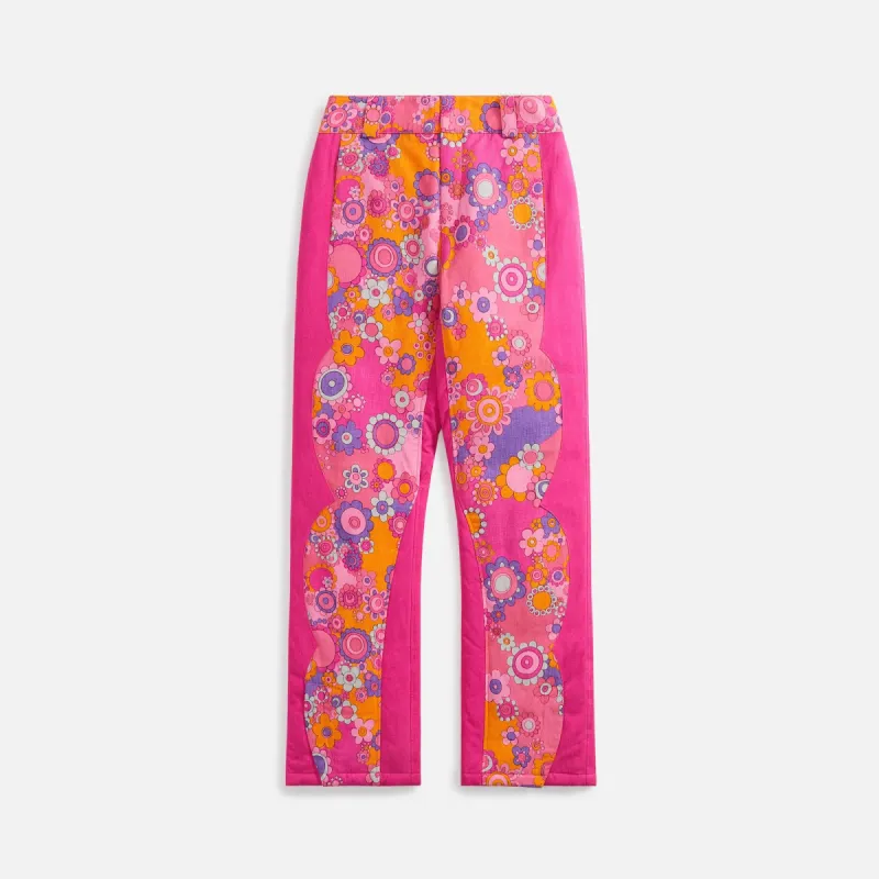 ERL Unisex Cowboy Snowboard Pants - Fuscia sold by Kith