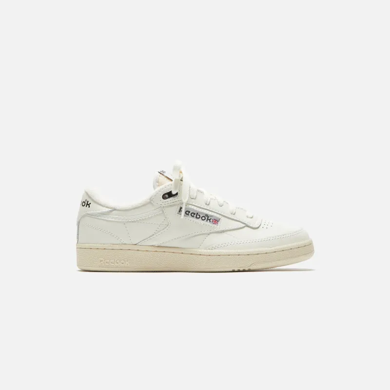 Reebok Club C 85 Vintage - Vintage Chalk / Core Black / Paper White sold by Kith