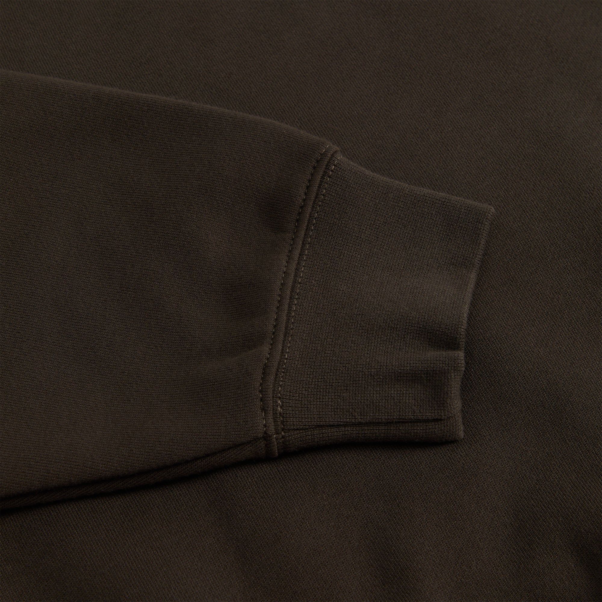 Essentials Fleece Crewneck Sweatshirt - Off-Black sold by Kith product image thumbnail 5