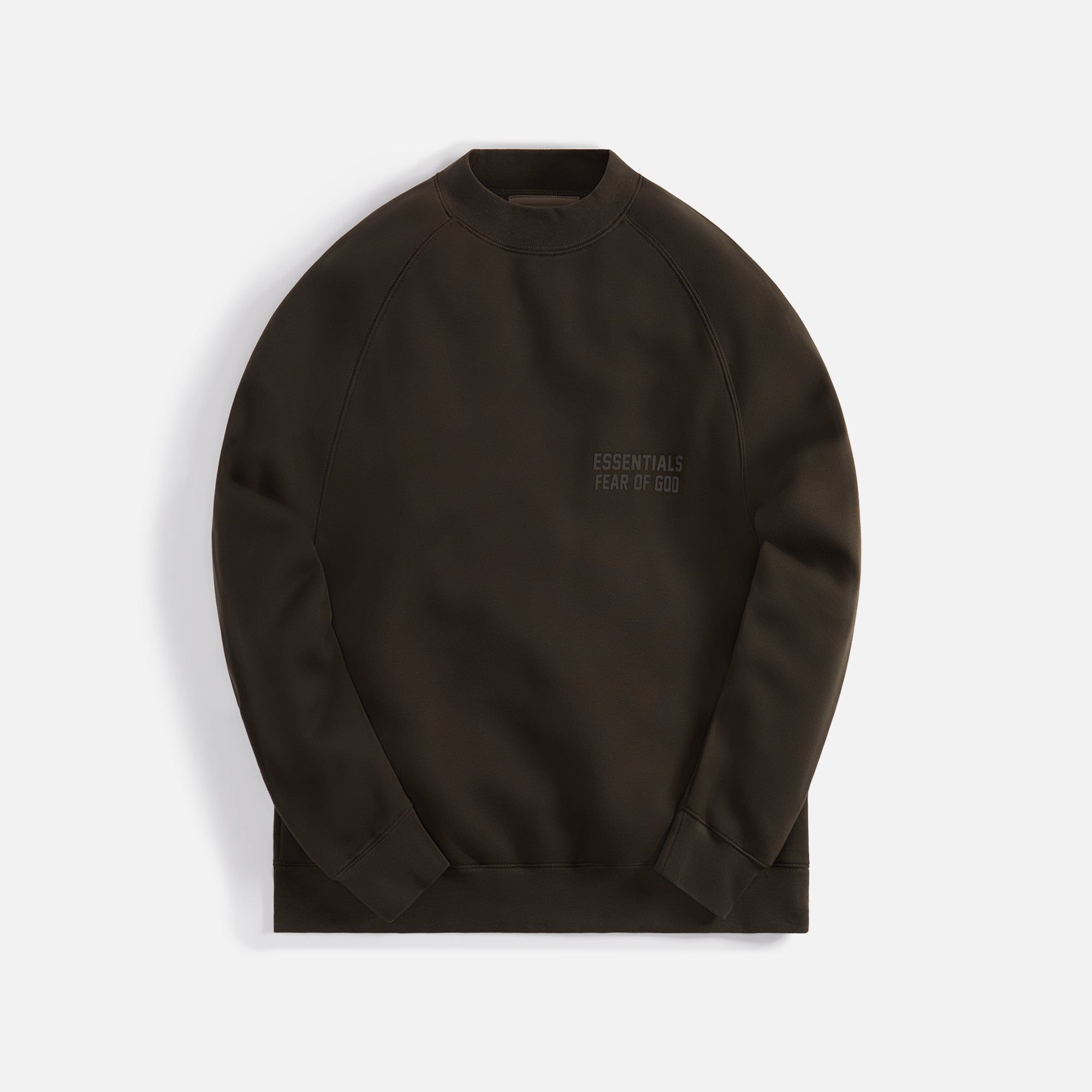 Essentials Fleece Crewneck Sweatshirt - Off-Black sold by Kith