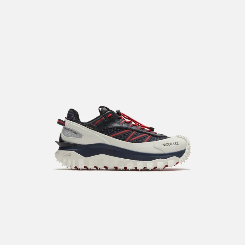 Moncler Trailgrip GTX Low Top Sneakers - Navy / White / Red sold by Kith