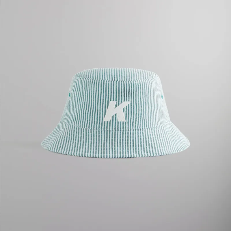 Kith Seersucker Dawson Bucket Hat - Stadium sold by Kith