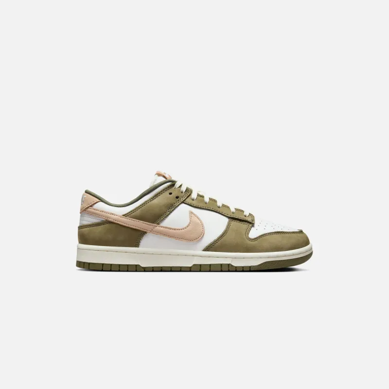 Nike Dunk Low Retro PRM - Medium Olive / Hemp / Summit White sold by Kith