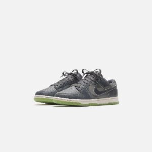 Nike Dunk Low Retro PRM - Iron Grey / Phantom / Scream Green sold by Kith
