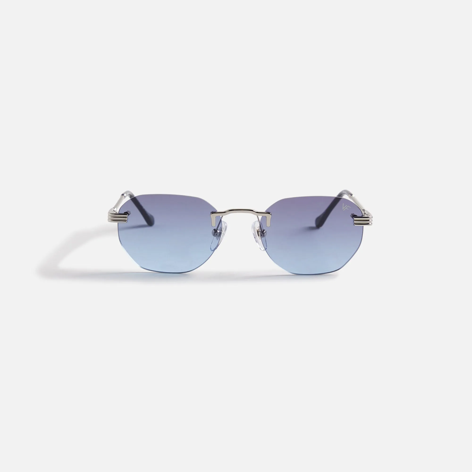 Vintage Frames Detroit Player Drill Mount 24Kt White Gold - Grape Blue sold by Kith