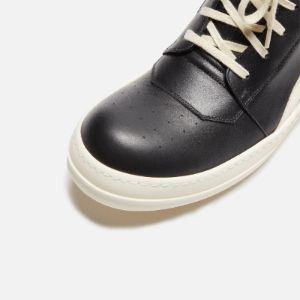 Rick Owens Geobasket - Black / Milk / Milk sold by Kith
