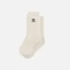 Kith Women Crest Cotton Socks - Muslin sold by Kith