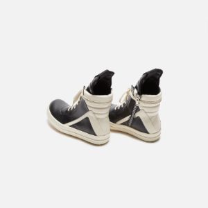 Rick Owens Geobasket - Black / Milk / Milk sold by Kith