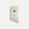 Kith Women Crest Cotton Socks - Muslin sold by Kith